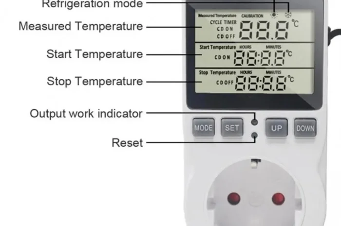 Цифровой терморегулятор с функцией памяти на 16 А- фото № 4