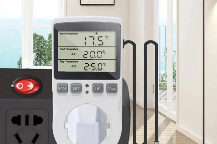 Цифровой терморегулятор с функцией памяти на 16 А- фото № 5