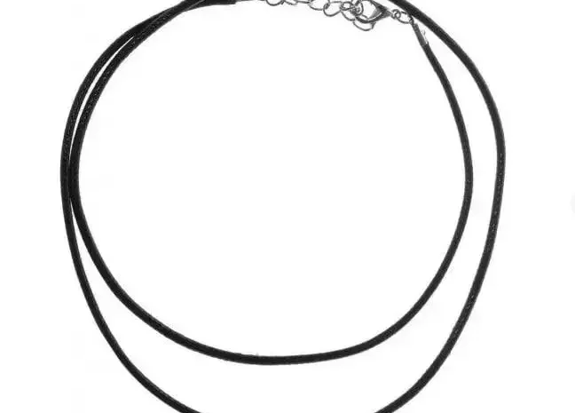 Вощений шнур для кулона підвіски хрестика 50 см- фото № 2