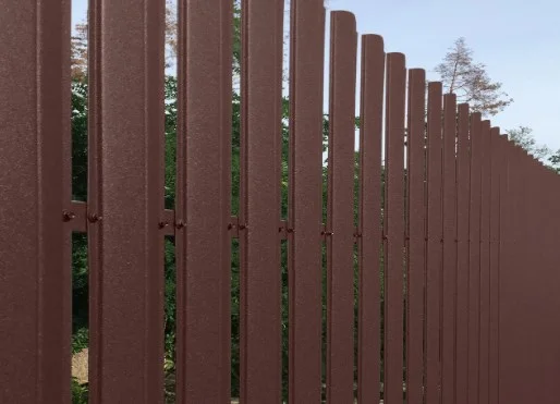 Металевый штакетник, євроштакет, європаркан від виробника купити з доставкою- фото № 1