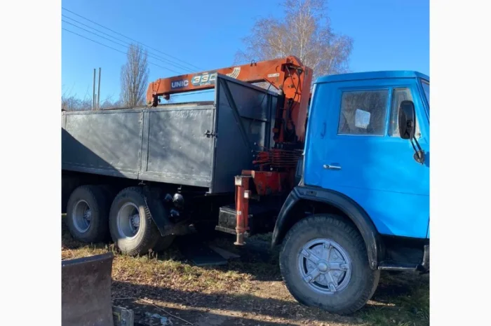 КамАЗ с манипулятором Unic 330 в отличном состоянии- фото № 3
