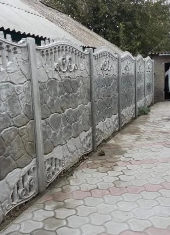 Бетонные заборы "Еврозабор" и ворота в Запорожье- фото № 1