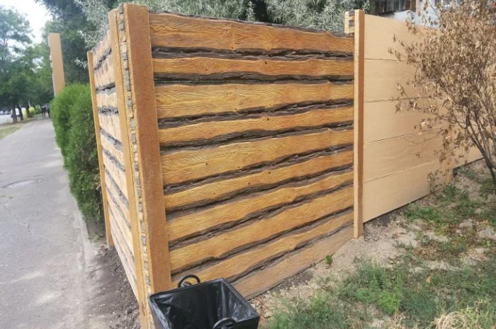 Цветные бетонные заборы, установка по Запорожью- фото № 2