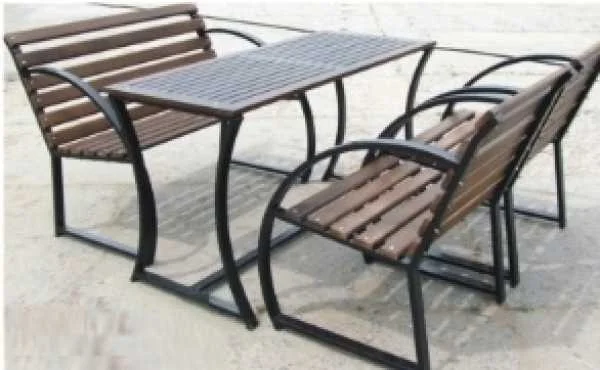 Скамейка садовая, лавочка парковая, кованная скамья для сада, дачи, лавка в парк- фото № 3