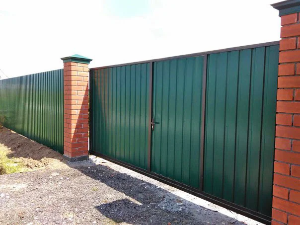 Производство и установка откатных ворот Запорожья- фото № 4