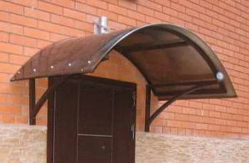 Козырек навесы над входом Запорожья- фото № 2