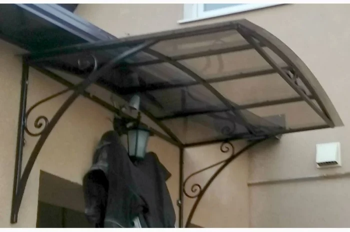 Козырек навесы над входом Запорожья- фото № 6