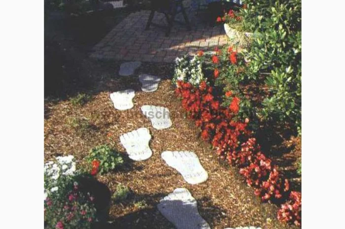 Тротуарная плитка "Стопа Великана".Садовая дорожка "Следы"- фото № 4