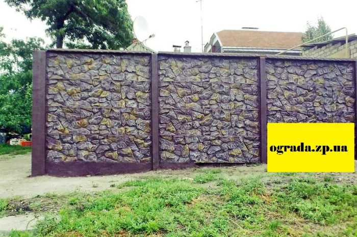 Навершень на плиту.Козырек для плит еврозабора- фото № 3