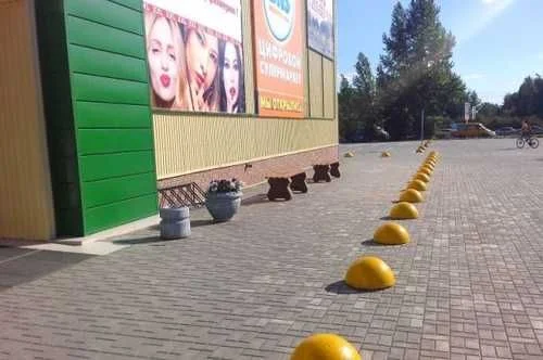 Полусфера бетонная. Парковачный барьер- фото № 2