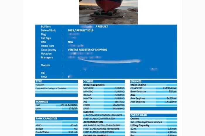 Буксир с краном в продаже в Турции- фото № 8