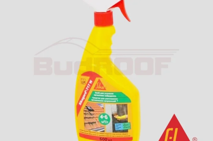 Очищувач мінеральних поверхностей від органічного бруду SIKA Sikagard-717W 600мл- фото № 2