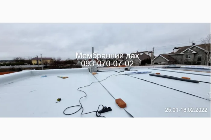 Монтаж и ремонт мембранного покрытия крыши- фото № 2