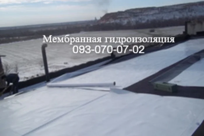 Мембранная кровля, ПВХ и ТПО кровля в Геническе- фото № 1