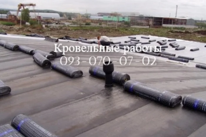 Ремонт мягкой кровли еврорубероидом- фото № 1