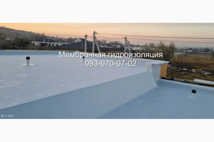 Монтаж ПВХ мембрани на даху в Луцьку- фото № 1
