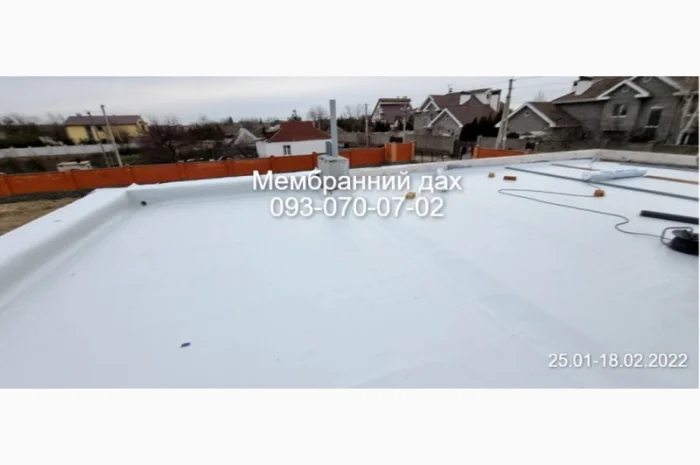 Монтаж ПВХ та ТПО покрівлі, мембранна покрівля- фото № 2