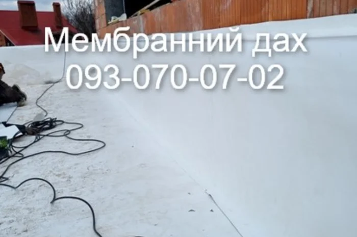 Гидроизоляция плоской крыши мембранным покрытием- фото № 3