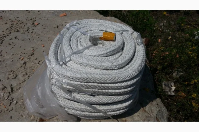 Уплотнительный квадратный плетёный шнур для двери котла, печи и камина- фото № 2