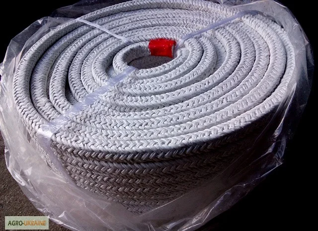 Асбошнур плетёный квадратный для котлов и печи- фото № 1