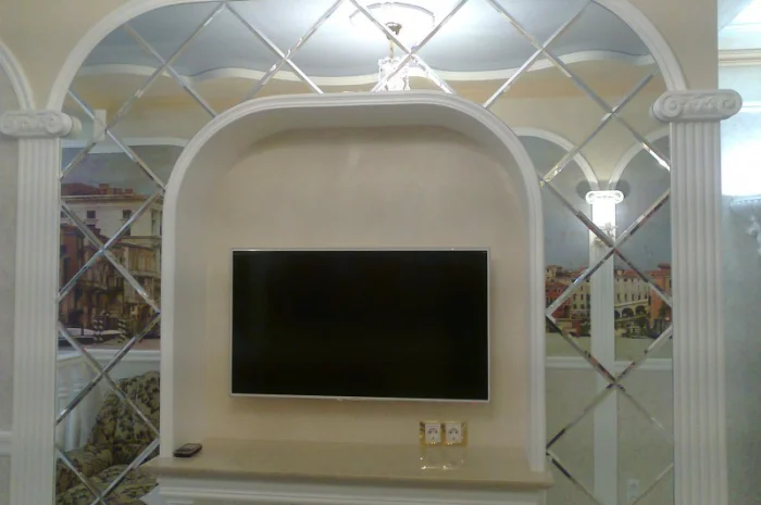 Зеркальное панно с фацетными гранями для вашего интерьера- фото № 2