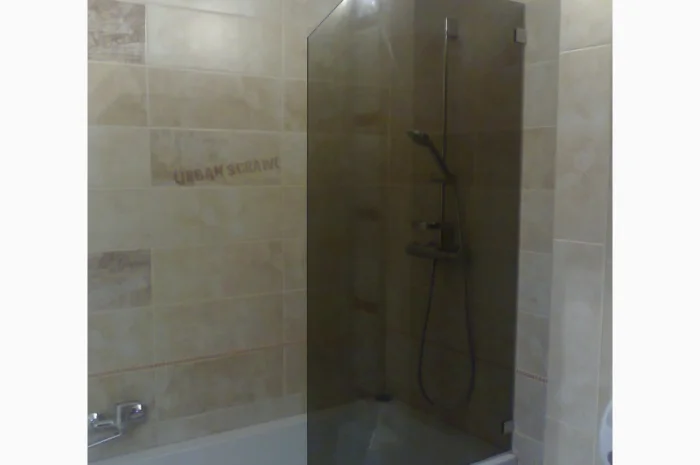 Стеклянные шторки для ванной без рамы- фото № 5