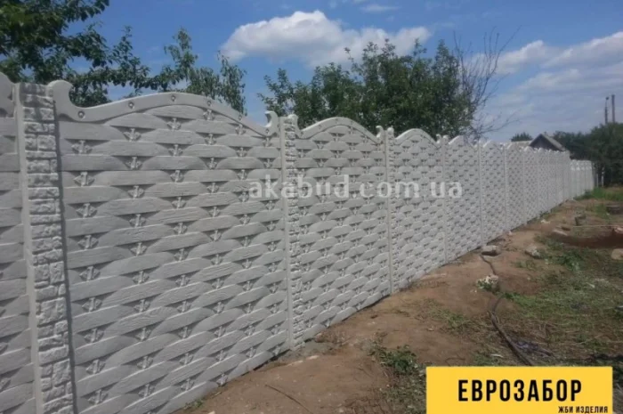 Бетонные столбы для забора. Еврозабор Кривой Рог- фото № 8