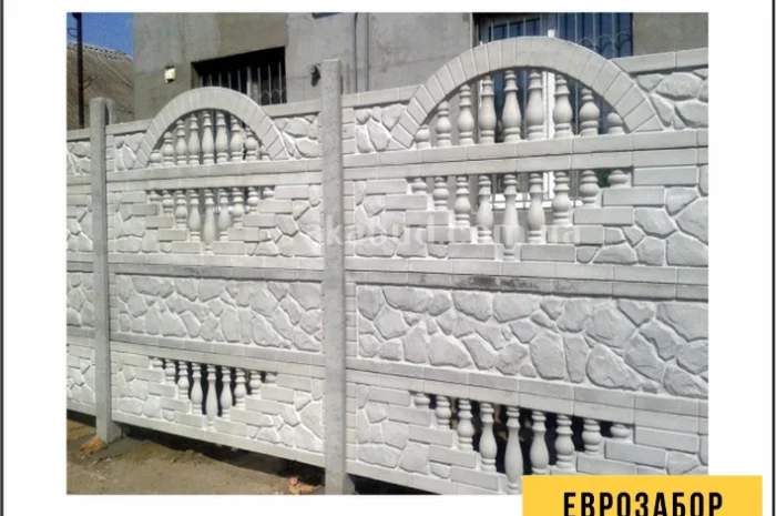 Бетонные столбы для забора. Еврозабор Кривой Рог- фото № 14