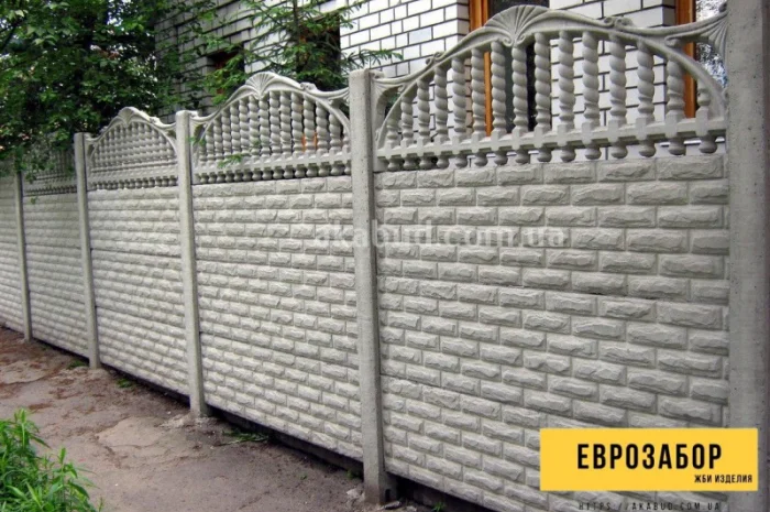 Бетонные столбы для забора. Еврозабор Кривой Рог- фото № 13