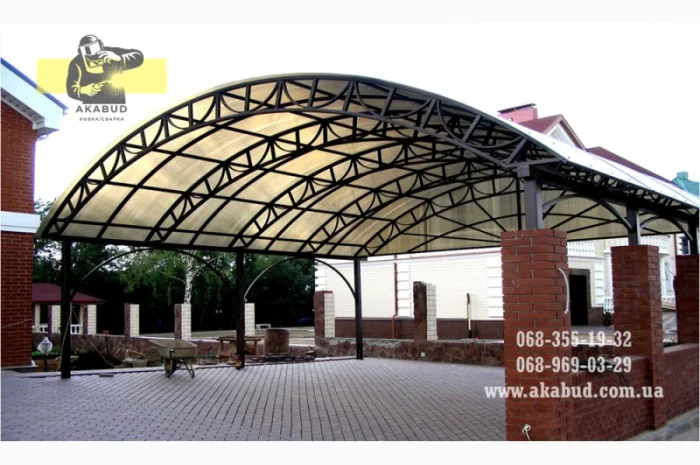 Простые ворота: распашные от компании АКАБУД- фото № 12