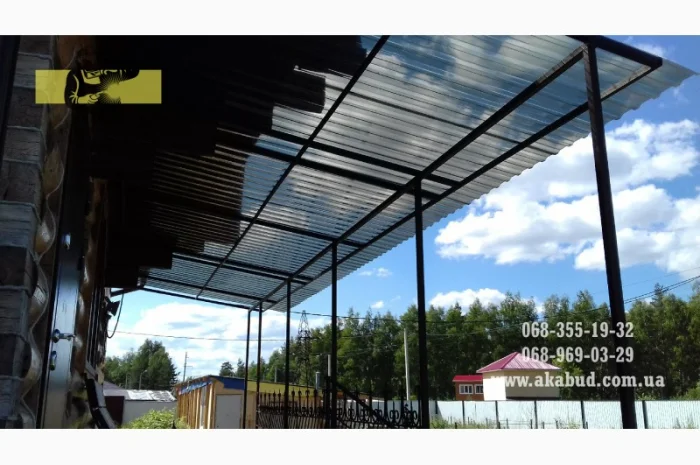 Простые ворота: распашные от компании АКАБУД- фото № 3