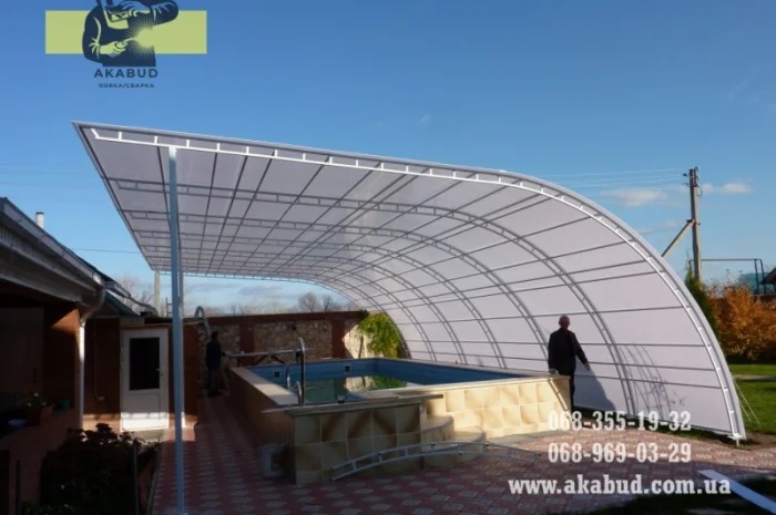 Простые ворота: распашные от компании АКАБУД- фото № 14