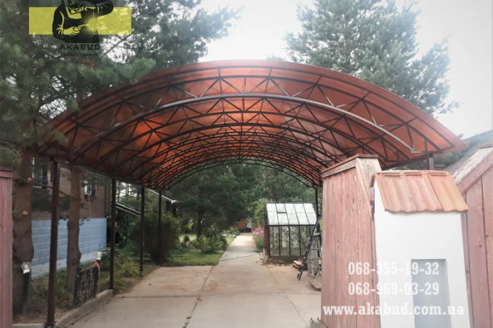 Простые ворота: распашные от компании АКАБУД- фото № 13