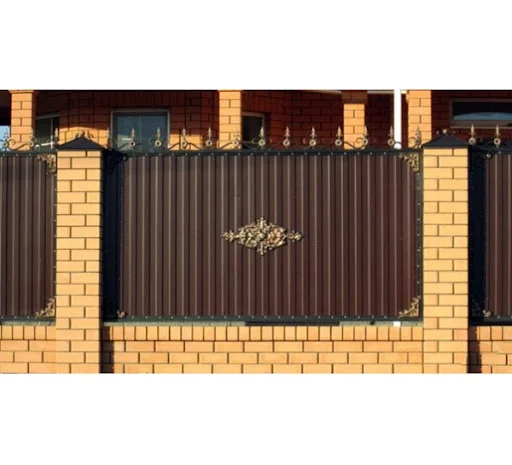 Заборы из профнастила и профлиста в Днепре- фото № 2