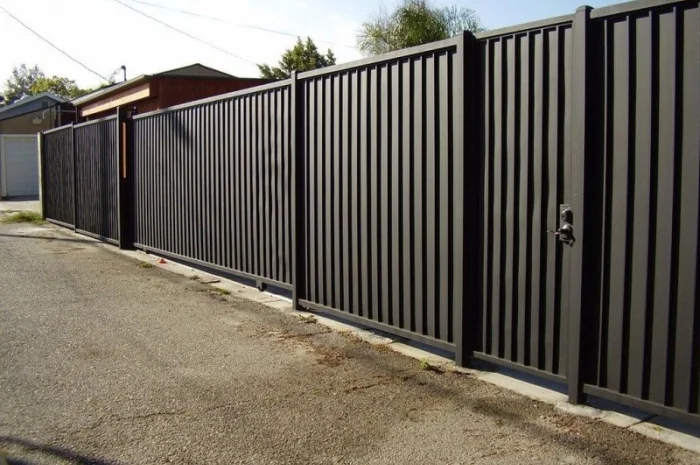 Заборы из профнастила и профлиста в Днепре- фото № 4