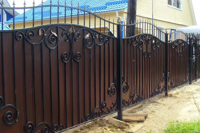 Заборы из профнастила и профлиста в Днепре- фото № 5