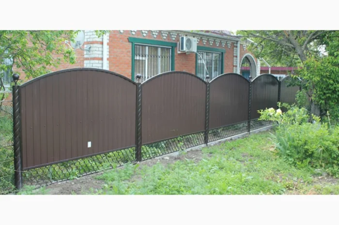 Заборы из профнастила и профлиста в Днепре- фото № 7