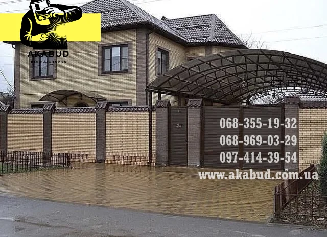 Распашные ворота, откатные ворота, автонавес, заборы, ангары- фото № 13