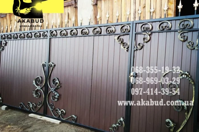 Распашные ворота, откатные ворота, автонавес, заборы, ангары- фото № 6