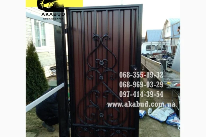 Ворота распашные на заказ- фото № 8