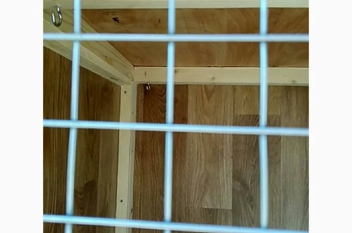 Вольєр для тварин з двох частин для котів та дрібних собак- фото № 2