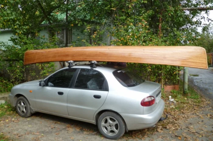 Деревянное каноэ Kipawa ручной работы- фото № 2