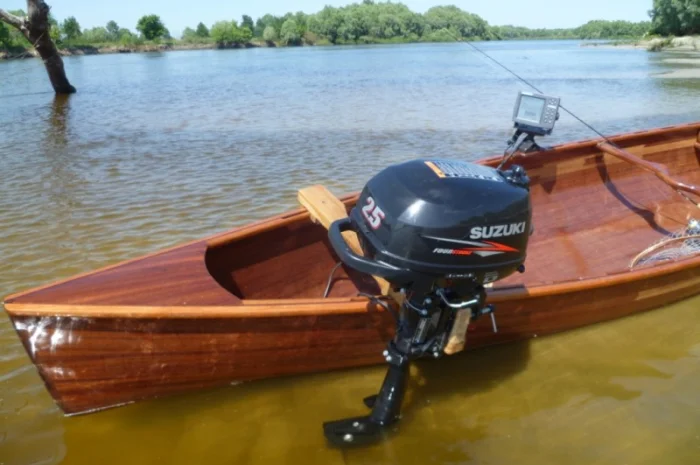 Деревянное каноэ Kipawa ручной работы- фото № 8