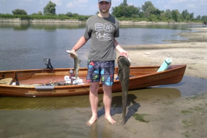 Деревянное каноэ Kipawa ручной работы- фото № 6