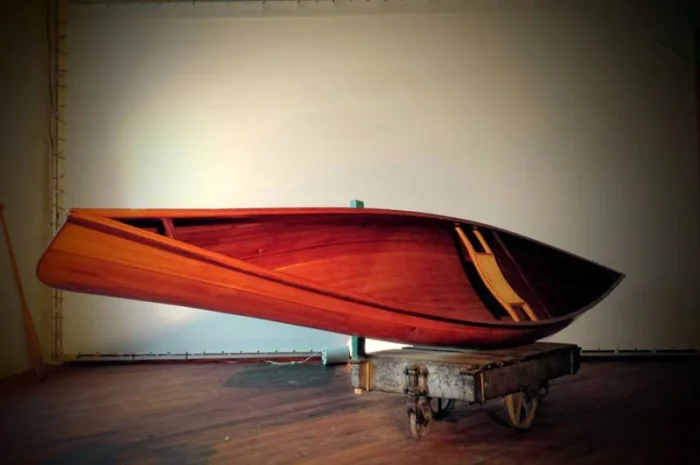 Деревянное каноэ Kipawa ручной работы- фото № 3