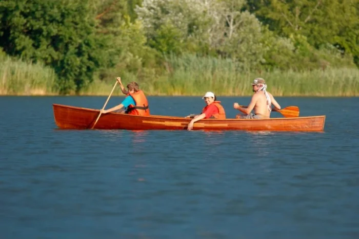 Деревянное каноэ Kipawa ручной работы- фото № 18