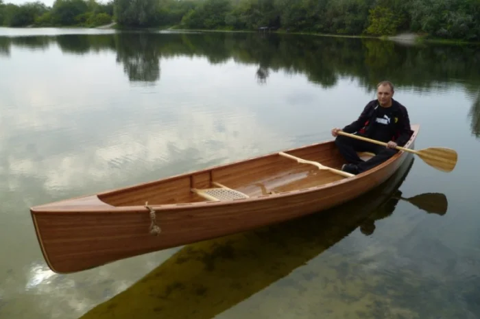 Деревянное каноэ Kipawa ручной работы- фото № 17