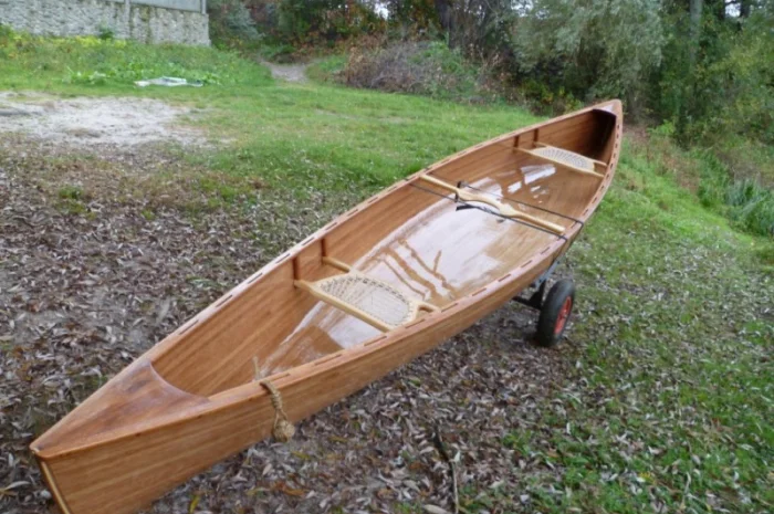 Деревянное каноэ Kipawa ручной работы- фото № 13