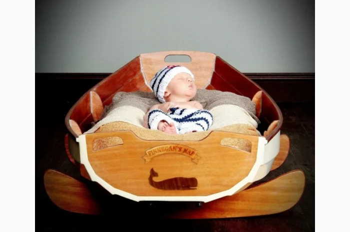 Детская кроватка из экологически чистых материалов- фото № 6