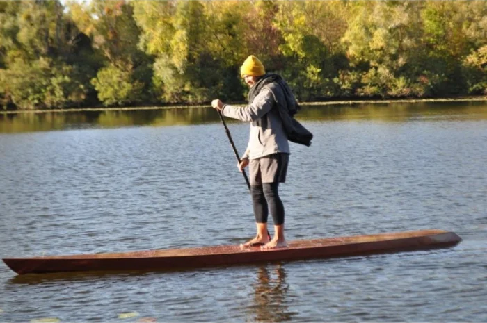 Wooden SUP. САП, доска для водных прогулок- фото № 4